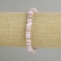 Bracelet with shell Scarphca rondel, diameter 6x2mm+-, length 18cm+- stretch