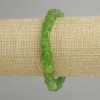 Chrysoprase Cube Bracelet, 8-10×8mm cubes, stretchy 18cm length