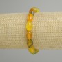 Agate Bead Bracelet, grain pattern, Ø12×8mm, +/-, length 18cm +/-, stretch