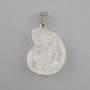 Snail Pendant Mountain Crystal 20×27×35mm+