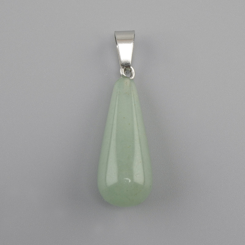 Pendant Drop Jade 10x26x36mm+