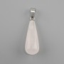 Drop Pendant Pink Quartz 10x26x36mm+