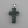 Pendant Cross Moss Agate 18x26x34mm+