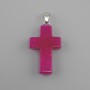 Pendant Cross Turquoise 18x26x34mm+