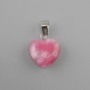 Pendant Heart Tourmaline 16x16x24mm+