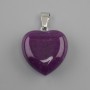 Pendant Heart Sugilite 20×20×28mm+