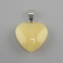 Pendant Heart Citrine 20x20x28mm+