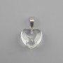 Heart Glass Pendant 16×16×25mm+