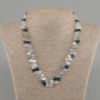Agate Drop Necklace, 8.5×6mm plus/minus, 45mm length, with clasp