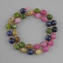 Tourmaline Beads Faceted Nugget 10×9mm, thread 38cm+