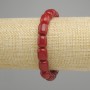 Turmaline Barrel Bead Stretch Bracelet, 10.5–11×9mm, diameter 10.5–11×9mm +–, length 18cm +–