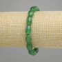 Agate Bead Bracelet, grain shape, 12×8mm, approx. 18cm length, stretch