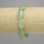 Nephrite Bracelet Oval, diameter 18×13mm ±, length 18cm ± elastic