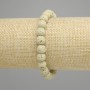 Lava Bead Bracelet, Smooth Round Beads 8mm, Stretch 18cm