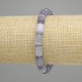 Bracelet, Cat's Eye, Cylindrical Beads 11×8 mm, stretchy, with an 18 cm length