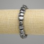Hematite Faceted Bead Bracelet 12×7mm +-, length 18cm +- Stretch
