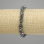 Hematite Chip Stretch Bracelet 5–8, 5x2-2, 5mm ±, 18 cm adjustable
