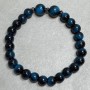Tiger’s Eye Bead Bracelet 8mm Round Beads, Stretch, 18cm