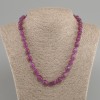 Tourmaline tumbled necklace, diameter 12×7–8 mm ±, length 45 cm ± with clasp