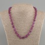 Tourmaline tumbled necklace, diameter 12×7–8 mm ±, length 45 cm ± with clasp