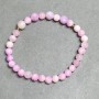 Bracelet Czech Crystal Bead Faceted Round 8mm+- Acrylic Bead 6mm+-, length 18cm +- elastic