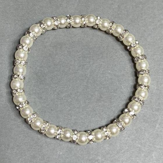 Majorca Bead Bracelet 6mm+-, length 18cm +- stretch