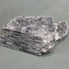 Unpolished natural Lepidolite stone, diameter 110×92×29-15mm±, piece weight 530 g