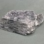 Unpolished natural Lepidolite stone, diameter 110×92×29-15mm±, piece weight 530 g