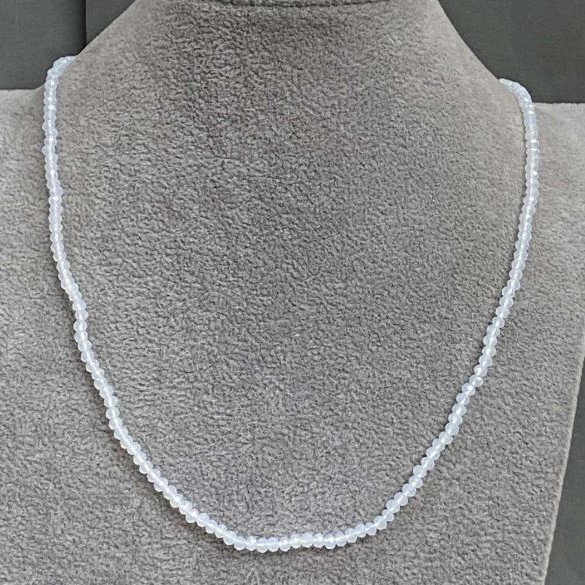 Czech Crystal Faceted Rondelle Beads, 3x2 mm, approx., length 18 cm