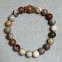 Jasper Bead Stretch Bracelet 8mm - 18cm