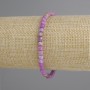 Bracelet Phosphosiderite faceted cube, diameter 4x4mm +-, length 18cm +-/ stretch