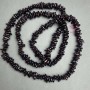 Garnet chip beads, diameter 7-11, 5×2-3 mm±, length 80 cm± on a thread