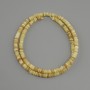 Mother-of-Pearl Scarabs Beads Rondelle, 4×1.5–2 mm, length 38 cm on thread