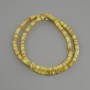 Mother-of-Pearl Skarfarka pearl beads rondelle, 4x1.5–2 mm, length 38cm on thread
