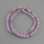 Scapharca Shell Rondelle Beads, 6x1.5-2mm ±, 39cm ± on Line