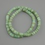 Mother-of-Pearl Scarfrka Rondelle Beads, 6×1.5–2mm, 39cm approx on thread