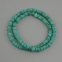 Scarfarka shell beads Rondelle shape, diameter 6×1.5–2 mm, 39 cm length on thread