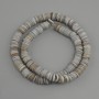 Scapharca Shell Rondelle Beads, 8x1.5-2mm ±, 38cm ± on Line