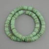 Scaharka shell gemstone Rondelle beads, diameter 8x1.5-2mm, thread length 38cm +/- on fishing line
