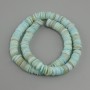 Shell Scarab Scarab beads rondelle 10x1 mm, 5-2 mm+-, length 37 cm± on fishing line