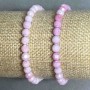 Bracelet Czech Crystal Faceted Bead 6mm +-, stretch length 18cm+-