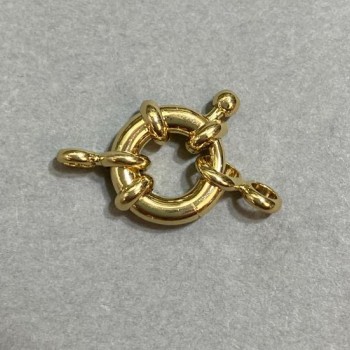 Bead and Bracelet Clasp - Ring/Donut for 1 Thread
