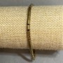 Hematite bracelet cylinder 5×3 mm ±, length 18 cm ± stretch