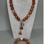 Choker set SARDONYX cylinder 15×14 mm +- , length 41 cm +- T-bar bracelet length 18 cm +- stretch