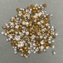 White rhinestones stones colour, diameter 3.5 (+/-) mm, pack / 10 g (+/-)