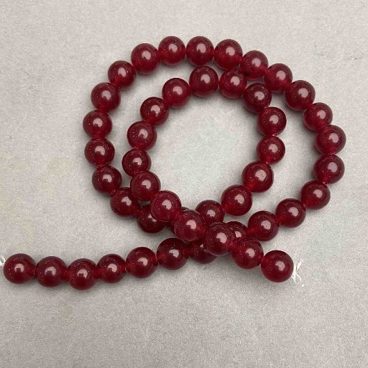 Tourmaline pressed beads, smooth round bead, diameter 8cm+/-, length 38cm+