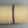 Amethyst bracelet faceted coin 4mm+- , length 18cm+- stretch
