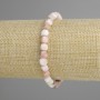 Opal bracelet faceted cube, diameter 6×6 mm +/-, length 18 cm +/- stretch