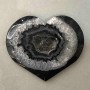 Agate Heart Geode Souvenir 71×84 mm ± weight 148 g