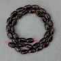 Garnet beads tumbled 12×8 mm, length 40 cm+
